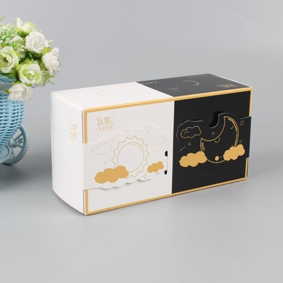 Exquisite Double Door Gift Packaging Boxes 4c Offset Printing Customization