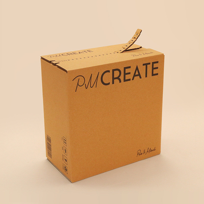 Customized double-sided color UV printing corrugated gift packaging box, express box, zipper cardboard box, customized