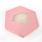 Pink Hexagonal Gift Box Multi Standard For Birthday Cake / Girl Cosmetics