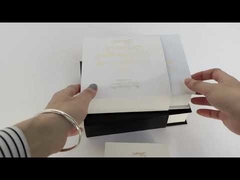 Luxury Custom Gold Foil Stamping Book Shaped Chocolate Packing Gift Packaging Box with Tray