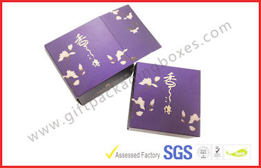 210gsm Ivory Card Board Packaging for Cake , Offset Pantone Color Printed Matt Purpel Card Box