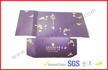 210gsm Ivory Card Board Packaging for Cake , Offset Pantone Color Printed Matt Purpel Card Box