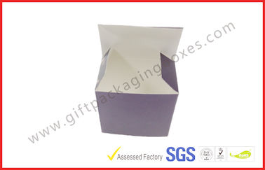 210gsm Ivory Card Board Packaging for Cake , Offset Pantone Color Printed Matt Purpel Card Box