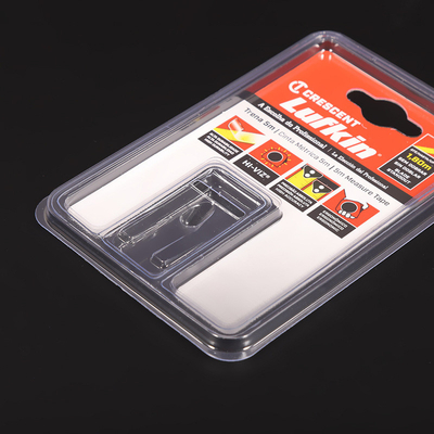 Custom pvc transparent blister inner tray anti-theft card blister packaging precision hardware blister inner tray
