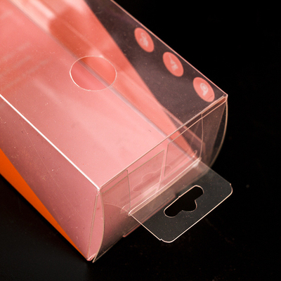 Transparent square plastic flexible plastic folding box pvc packaging box customized flexible plastic folding box