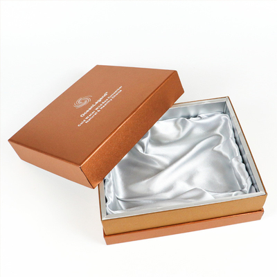 Silver ironing process built-in satin cloth shirt T-shirt suit gift box Custom high-end heaven and earth cover gift box