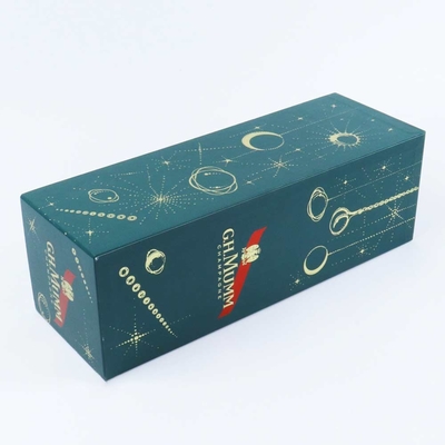 High-grade hot stamping printing drawer type red wine packaging gift box holiday gift gift box customization