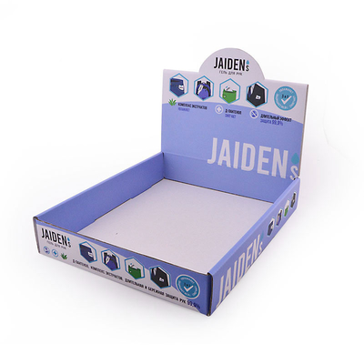 Custom PDQ display stand corrugated desktop display box Supermarket display stand custom corrugated carton