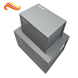Handmade magnet gift packing box different size CMYK printing with black foam inside